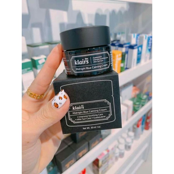Kem dưỡng ẩm Klairs,kem dưỡng phục hồi da Klairs Midnight Blue Calming Cream