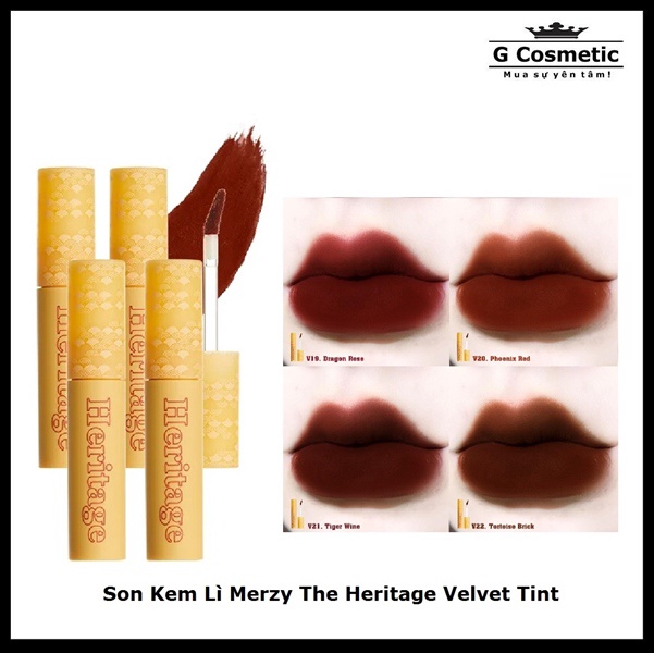 Son Kem Lì Merzy The Heritage Velvet Tint