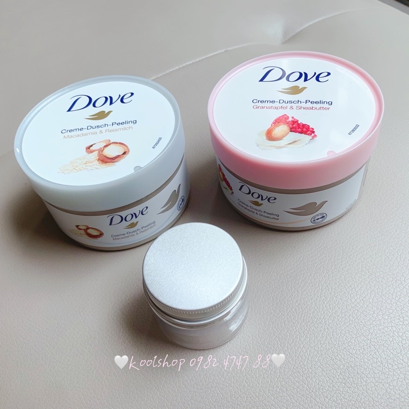 ❌❌ 🙋‍♀️Tẩy da chết Body #DOVE ĐỨC 🇩🇪 - Dove Creme-Dusch- Peeling 225ml ❌❌