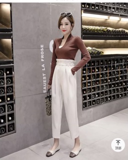 QUẦN BAGGY VẢI CẠP CAO