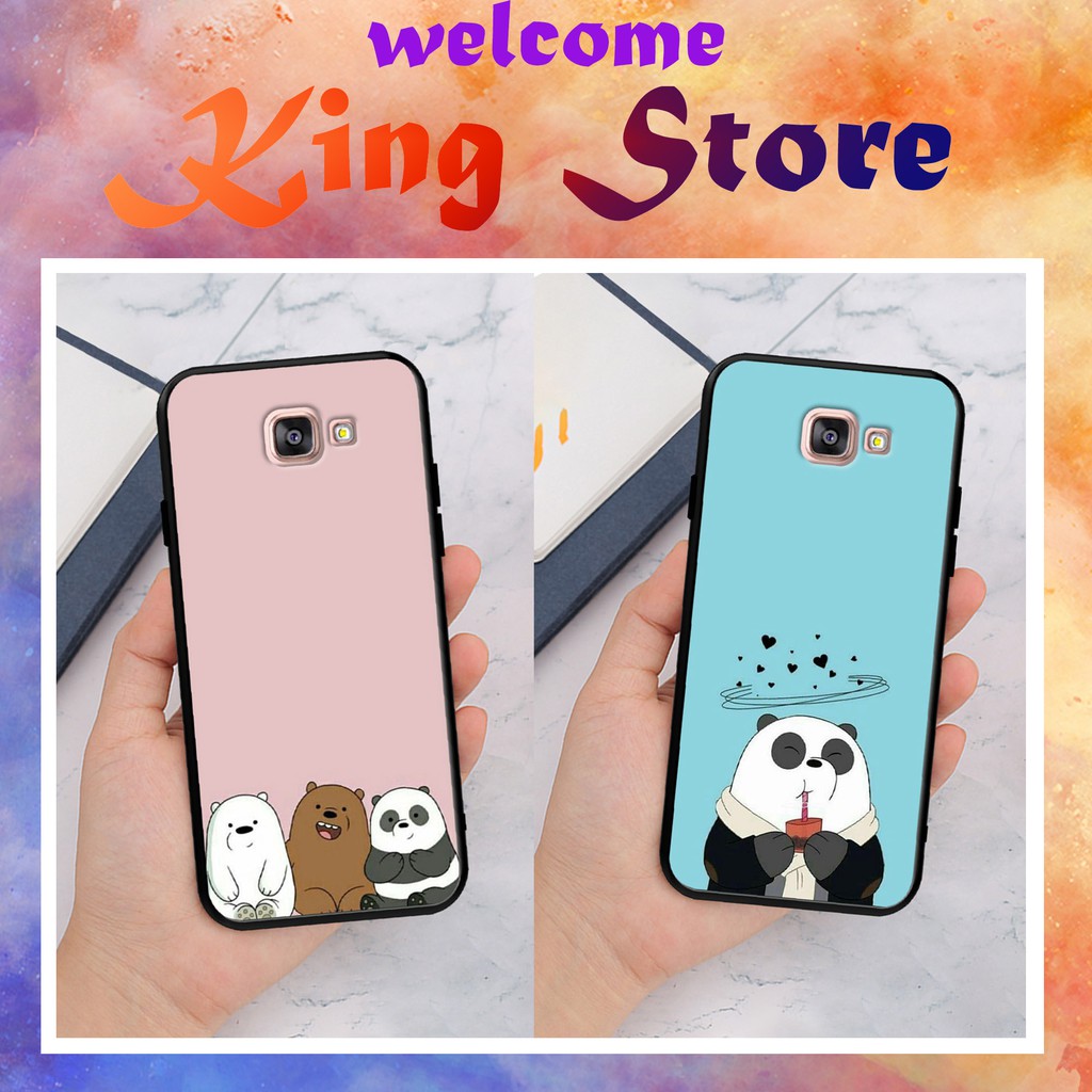 Ốp lưng SamSung  A3-2016/A5-2016/A7-2016  in hình Gấu Bear  siêu ngộ nghĩnh, độc, lạ_KINGSTORE.HN_Ốp SS A310/A510/A710