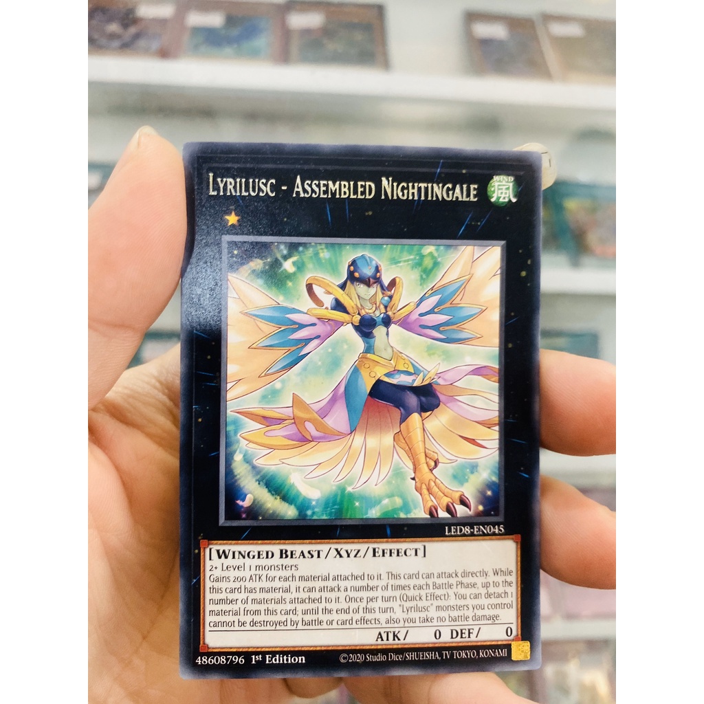 Thẻ Bài YugiOh! Mã LED8-EN045 - Lyrilusc - Assembled Nightingale - Rare - 1st Edition