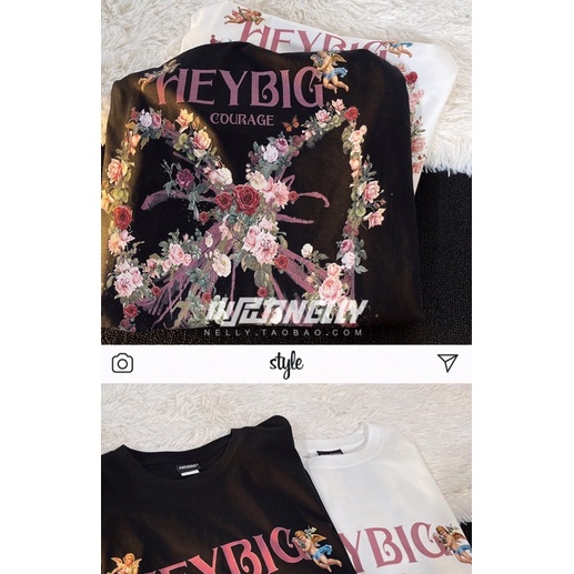 Áo phông nelly heybig sale (có sẵn) 19 courage