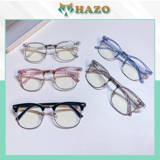 MẮT KÍNH GỌNG CẬN FORM TRÒN NỬA GỌNG NAM NỮ UNISEX PHONG CÁCH CÁ TÍNH CỰC ĐẸP