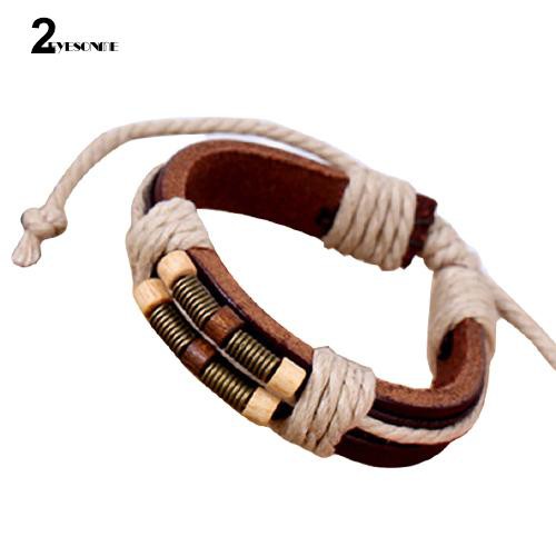 ♕Vòng Tay Giả Da ĐíNh HạT BằNg ĐồNg Xinh XắN