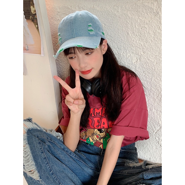 Mũ Lưỡi Trai Mềm Mại Phong Cách Retro Dễ Phối Đồ Thời Trang Xuân Thu Cho Nữ