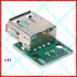 Bo chuyển USB đực/cái 4P DIP
