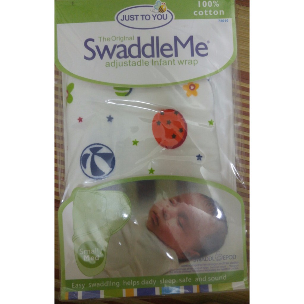 Ủ kén cotton Swaddle- Giúp bé ngủ sâu giấc chống giật mình