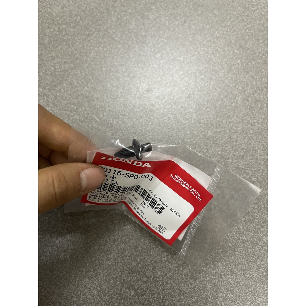 Chốt cài nhựa dành cho xe tay ga và xe số 90116SP0003