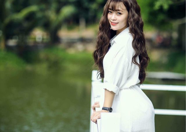 Tóc giả nguyên đầu xù  FREESHIP  tóc giả nguyên đầu xù dài 8174
