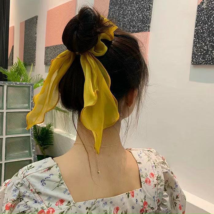 Dây buộc tóc satin nhẹ nhàng, xinh xắn