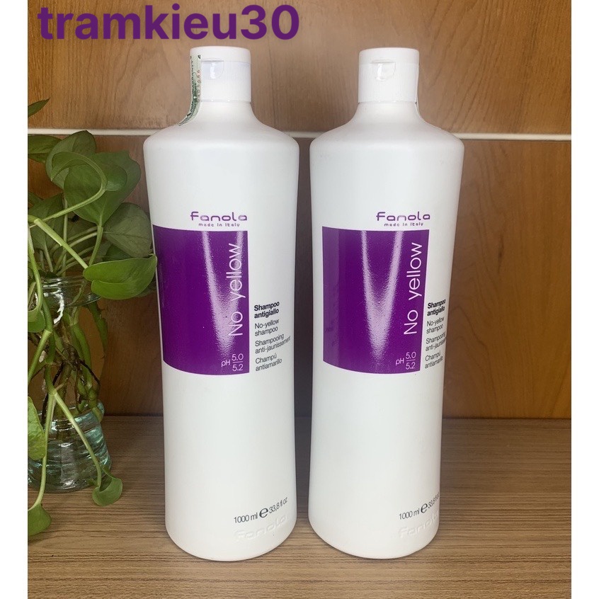 DẦU GỘI TÍM KHỬ VÀNG FANOLA NOYELLOW ITALY 1000ML