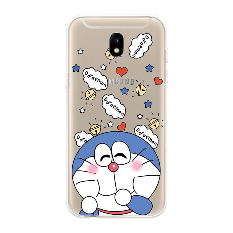 Ốp Lưng Samsung Galaxy J3 Pro J5 Pro J7 Pro 2017 TPU mềm Case Doraemon Two