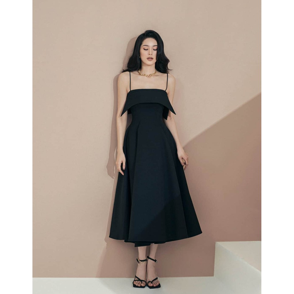 Đầm hai dây dáng xòe sang trọng Susu | BigBuy360 - bigbuy360.vn