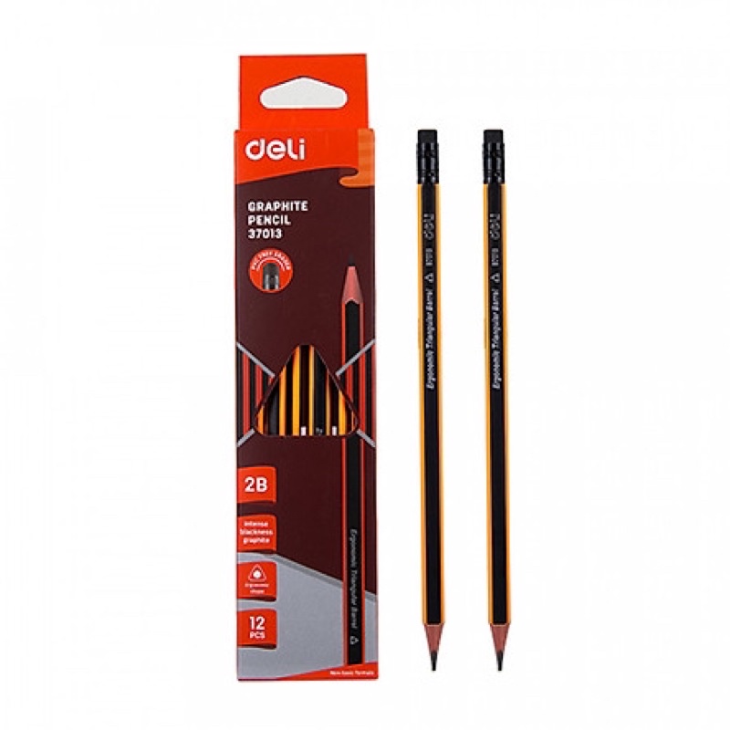 Bút chì gỗ 2B Deli 37013