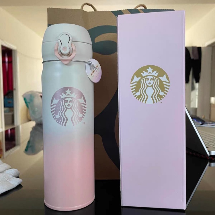Bình giữ nhiệt Starbuck 500ml chất liệu thép không gỉ cao cấp