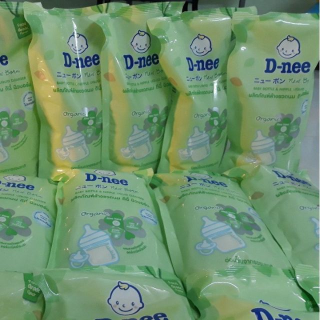 Combo 3 Túi Rửa Bình Dnee 600ml Date 2021