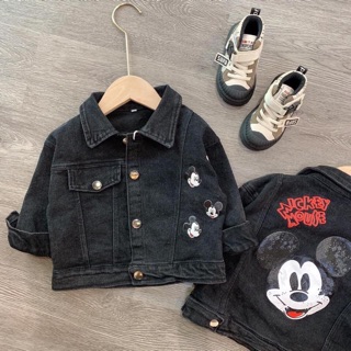 Áo micky bò bé trai