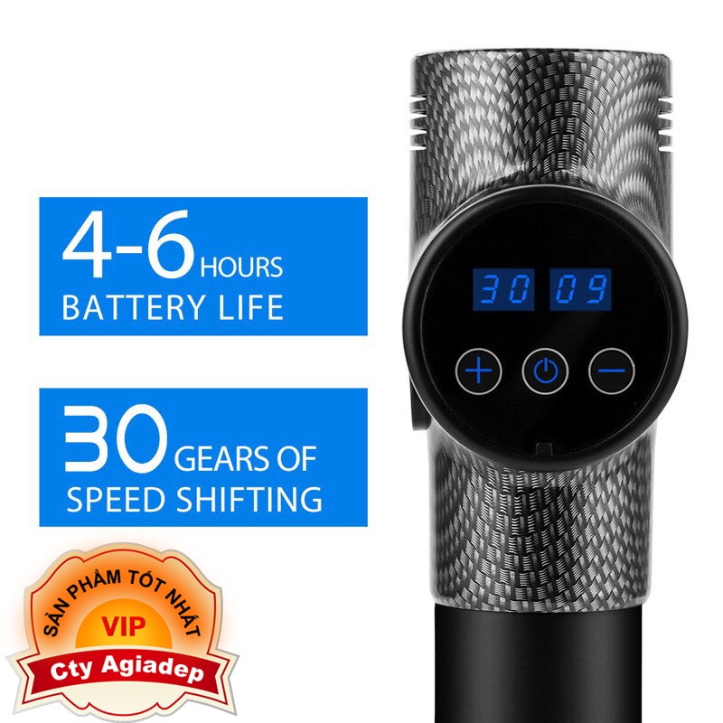 Massage GYM điện 30 cấp tốc độ massage toàn thân giảm béo cho cổ, lưng, chân, chân, vai, máy mát xa cơ,....