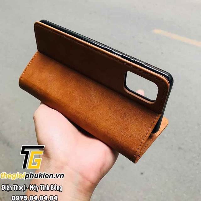 Bao da Samsung A51, Samsung A50s dạng ví có ngăn đựng thẻ | BigBuy360 - bigbuy360.vn