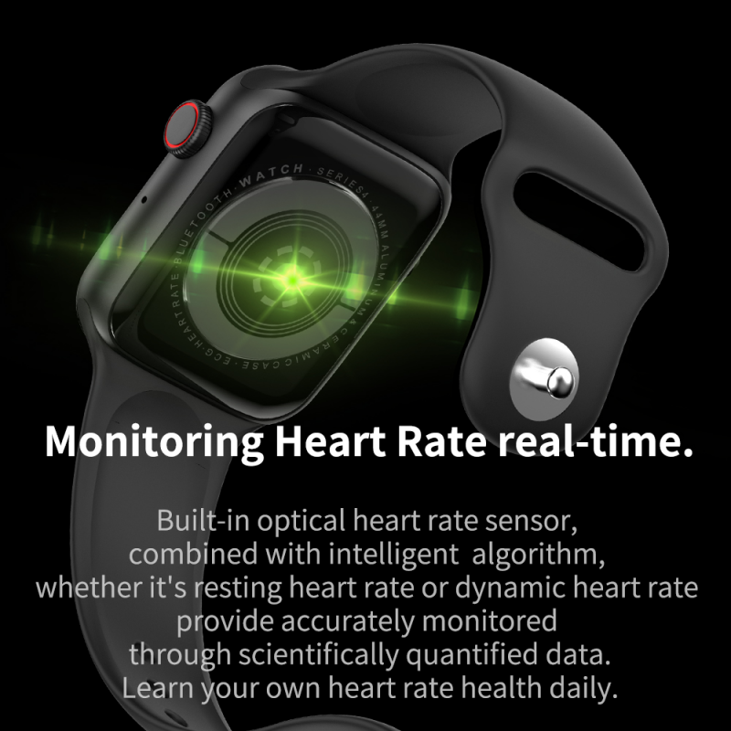 2020 new Đồng hồ thông minh không thấm nước IWO Kết nối Bluetooth nghe gọi Watch 6 Series 6 Đồng hồ thông minh nam và nữ w34+  pk w26 Nhiệt độ cơ thể Màn hình nhịp tim Máy theo dõi thể dục Smart Watch nam và nữ