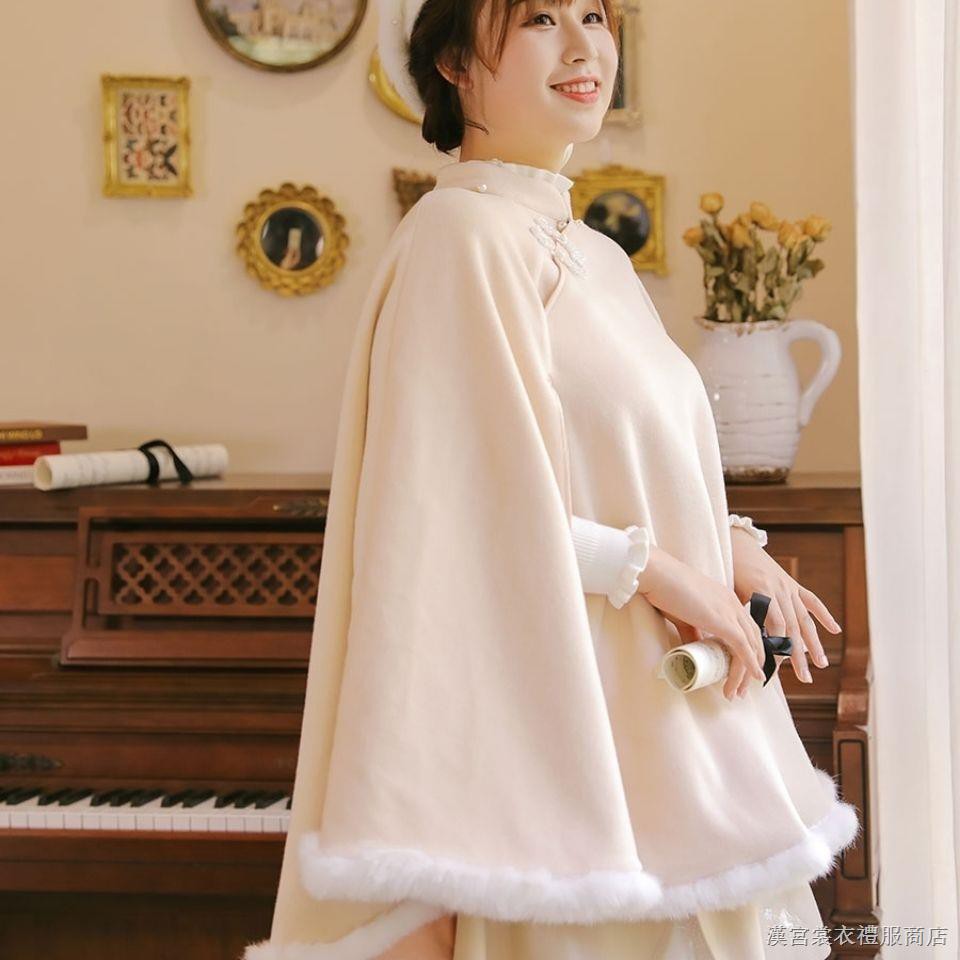 Áo choàng hóa trang cổ điển✉✁☇Áo choàng hán phục cách tân có mũ trùm cỡ lớn 300 Jin hợp mùa thu đông | BigBuy360 - bigbuy360.vn