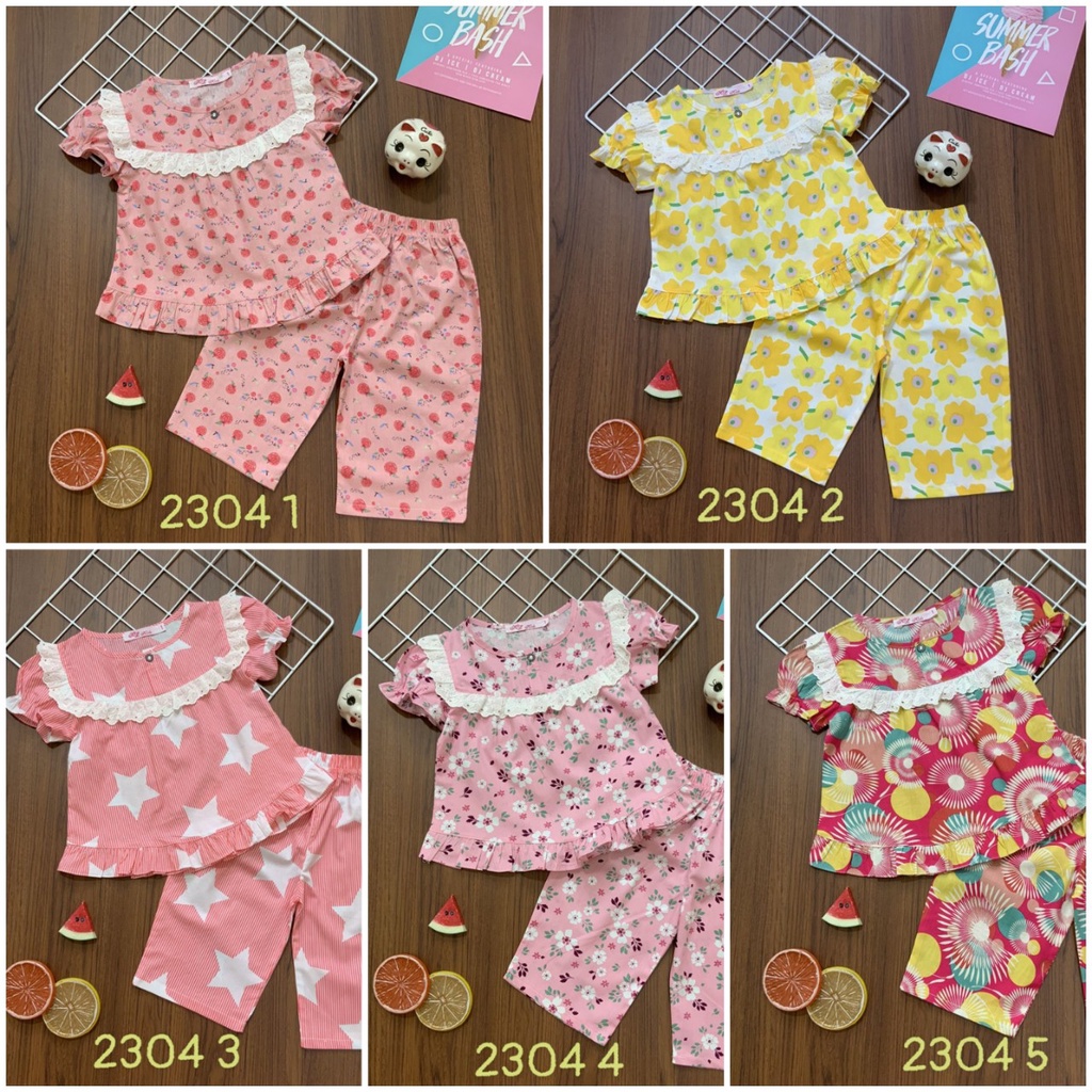 Kate cotton lửng bé gái 10-34kg