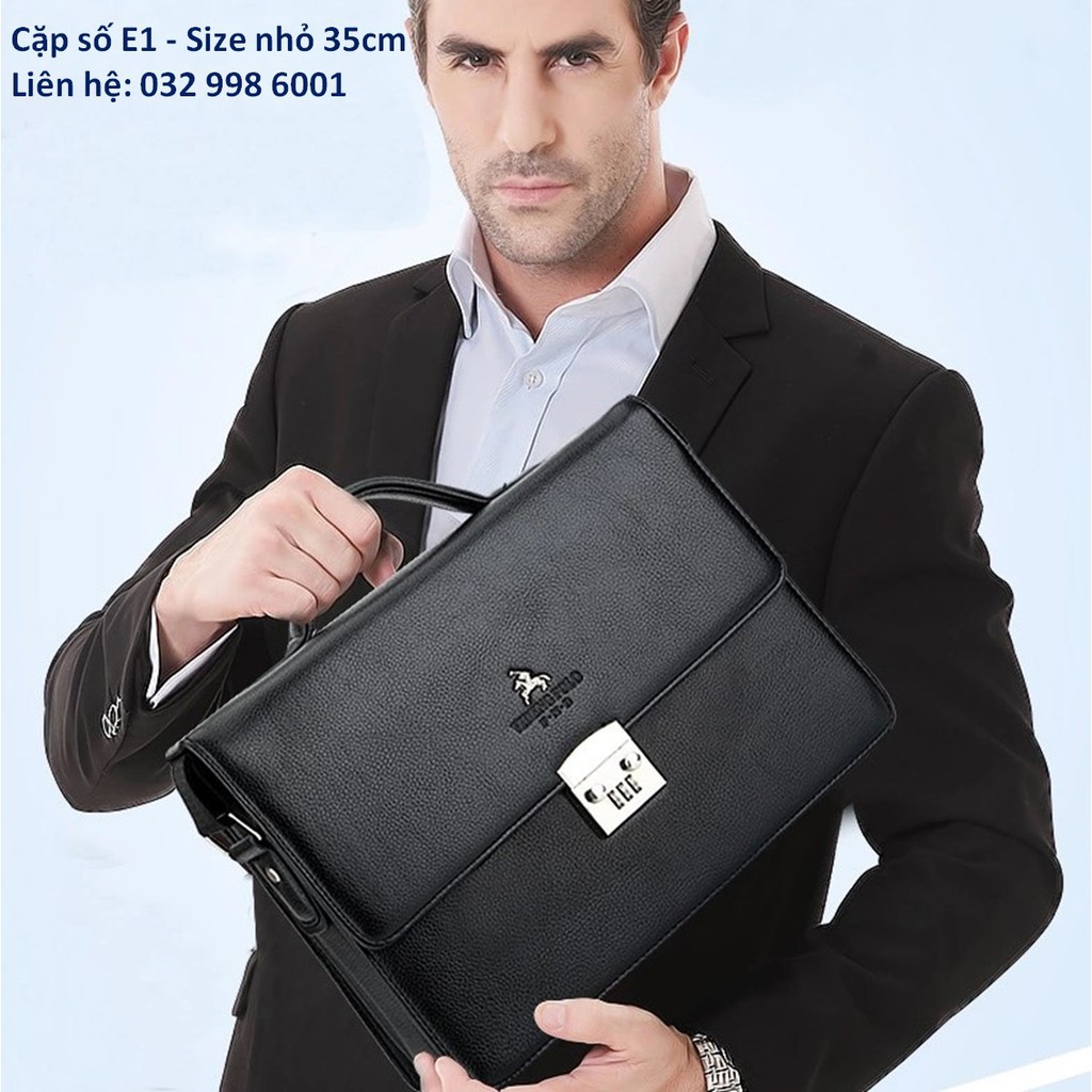 cặp da công sở nam , túi xách văn phòng size nhỏ E1 bay_muoi | BigBuy360 - bigbuy360.vn