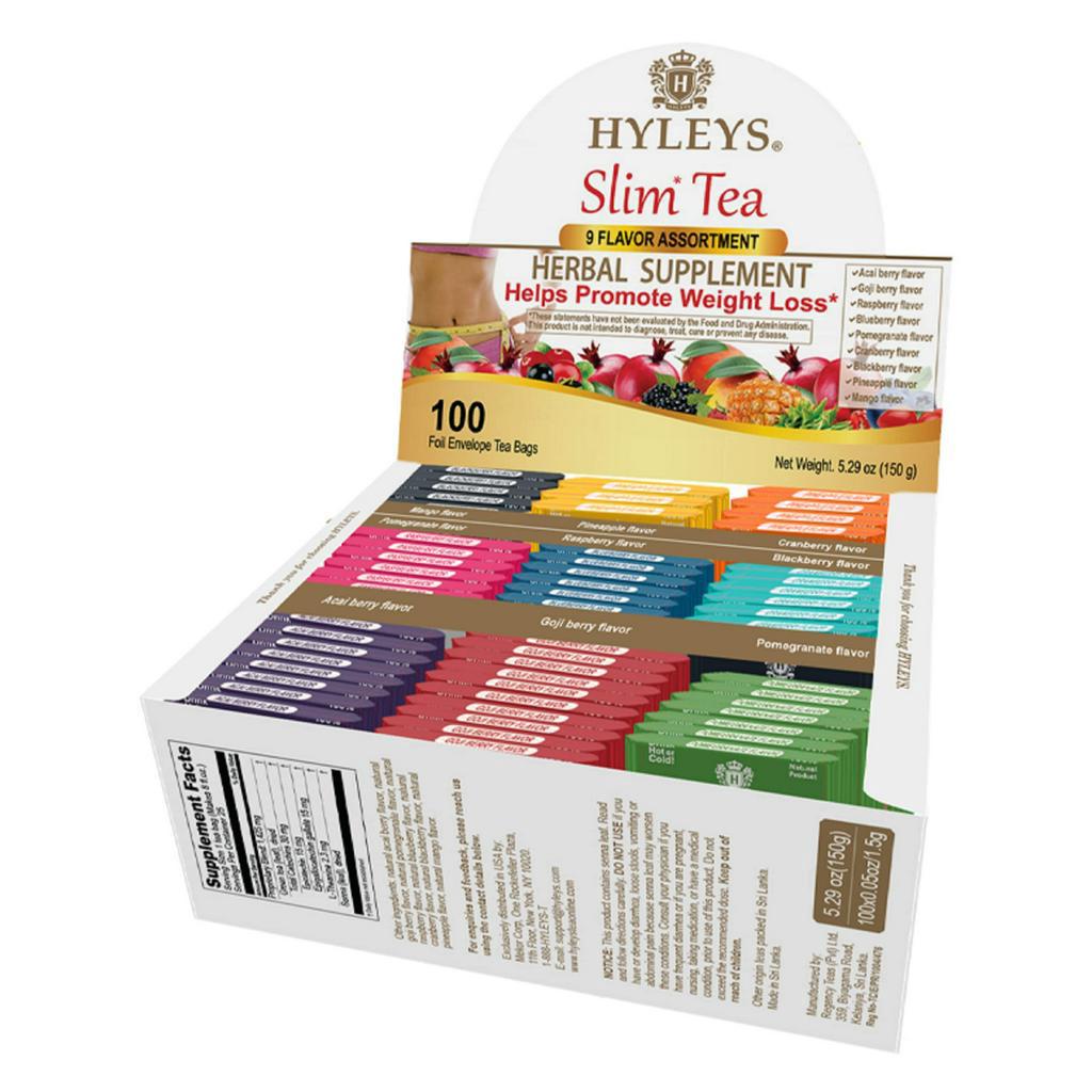 Set lẻ mix 9 vị trà giảm cân Hyleys date 2026