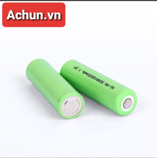 PIN SẠC Ni-MH AA600mAh - 1.2V/1.5V kích thước 44x10mm