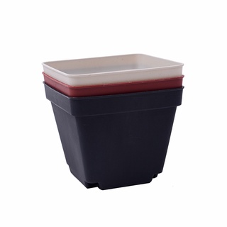 Chậu nhựa trồng cây chậu vuông chậu hoa 7cm