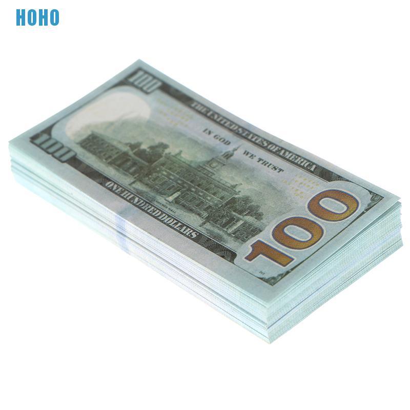 Set 100 đồ chơi tiền đô la mini sáng tạo cho bé/nhà búp bê