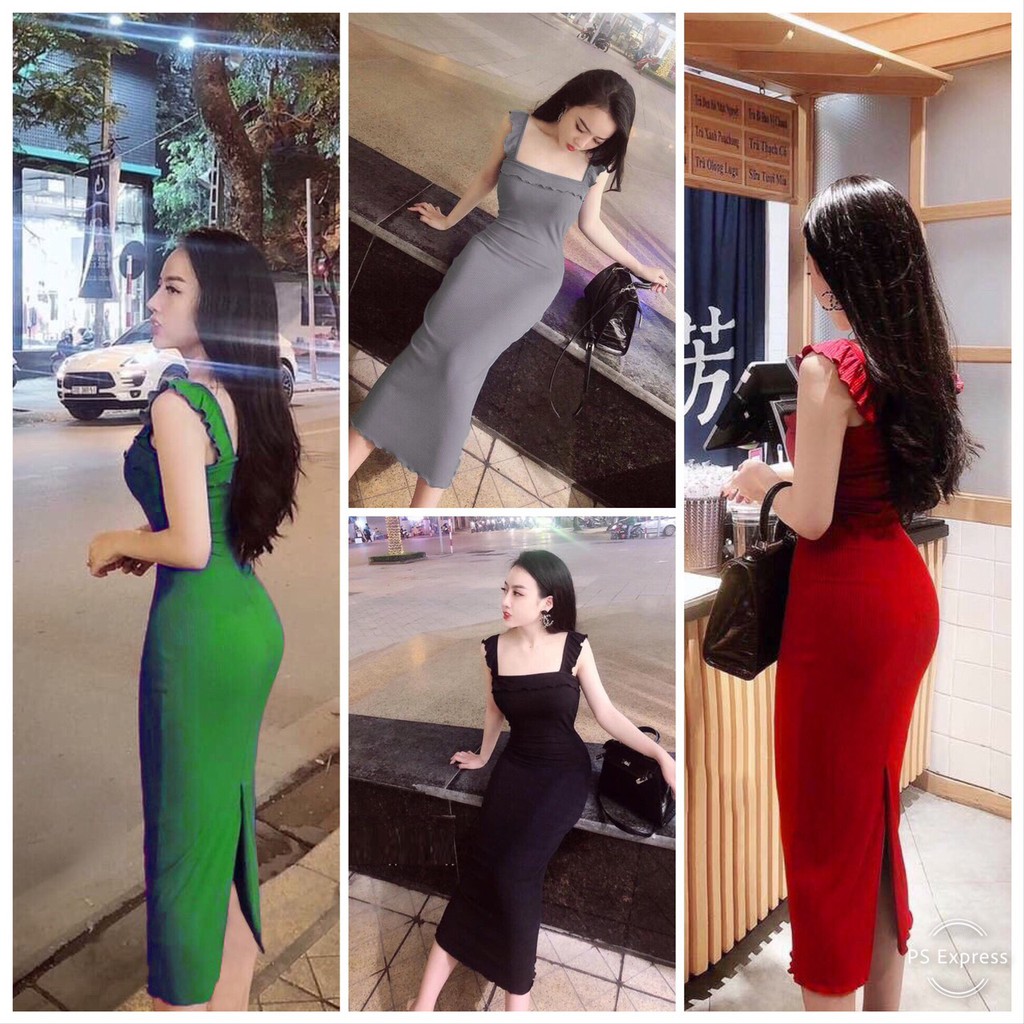 Đầm Bèo Cánh Tiên Body Sexy