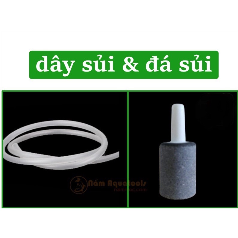 Combo 1m dây oxy và 1 cục sủi trụ dành cho máy sủi oxy hồ cá longhoacacanh611288