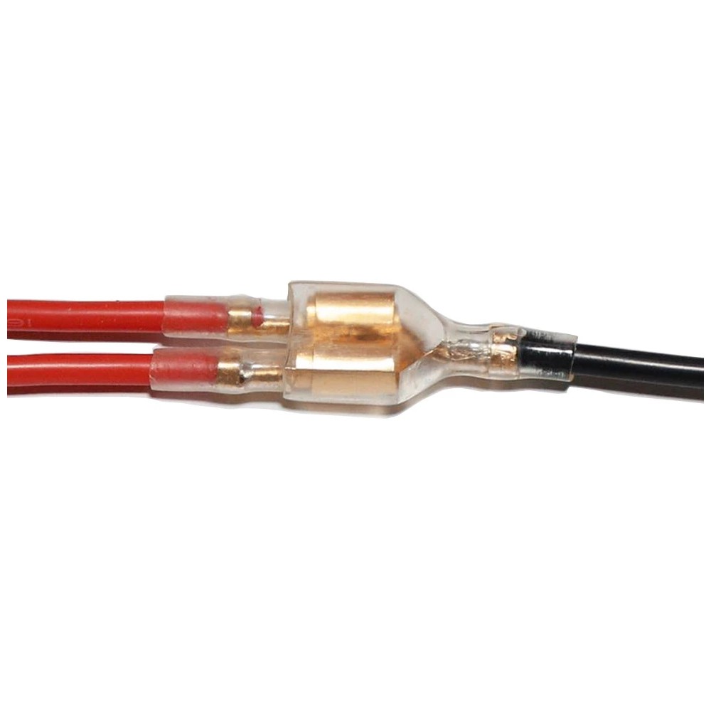 Bộ 10 đầu ghép nối dây điện 4.0mm trong suốt 1:2