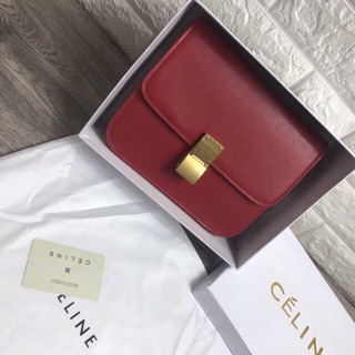 Túi Celine box khoá đồng