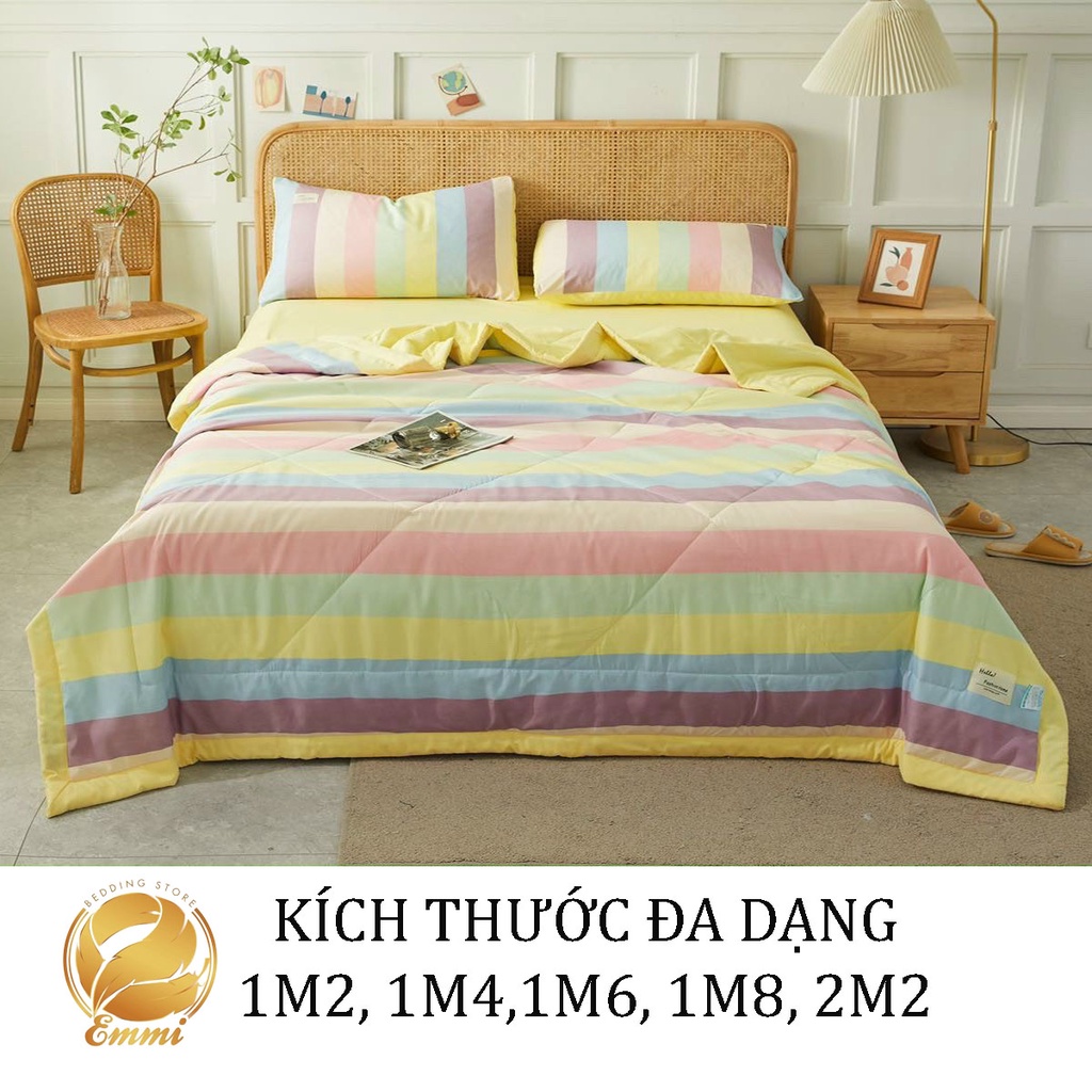 Bộ chăn,ga gối cotton chăn trần Emmibedding Store