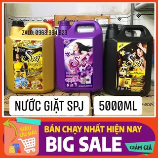 Nước Giặt Xả HC SPJ 6in1 dung tích 5000ml Siêu Tiết Kiệm