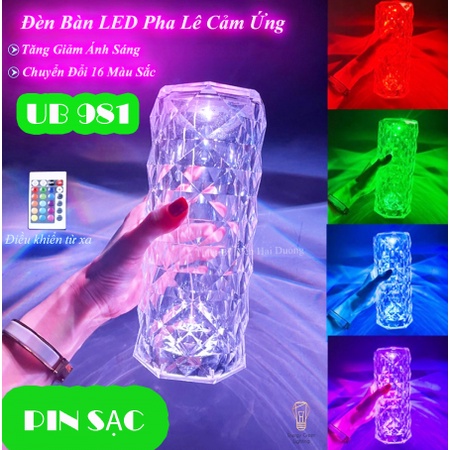 ĐÈN BÀN PHA LÊ CẢM ỨNG CỰC ĐẸP CƠ REMORE