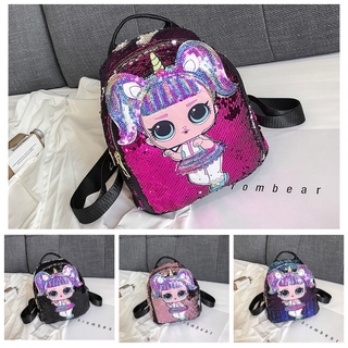 3d Lol Surprise Doll Kids Sequin Backpack Kids Kid Bé Gái Balo