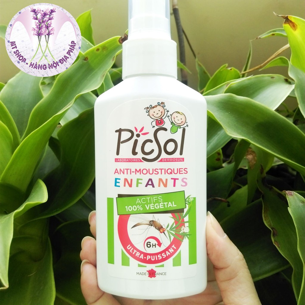 [Không hóa chất] Xịt chống muỗi Picsol - 100% có nguồn gốc thực vật