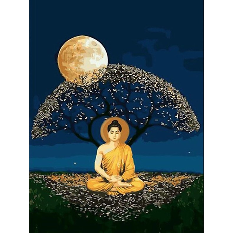 Tranh đá tự đính tự làm 30x40cm giá rẻ, tranh đính đá phong cảnh Anime 5D