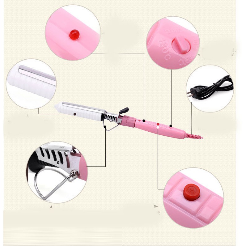 Thanh lý- Máy uốn tóc xoăn máy uốn tóc trục sứ 25mm