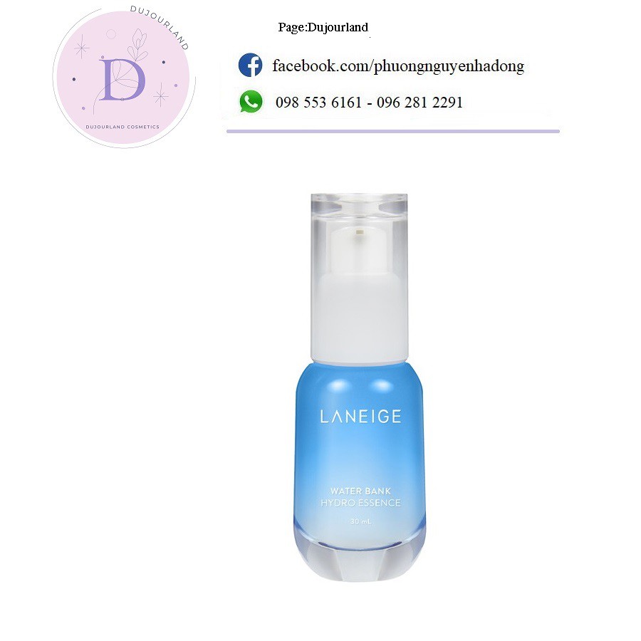 Tinh Chất Cấp Nước Laneige Water Bank Hydro Essence 30ml