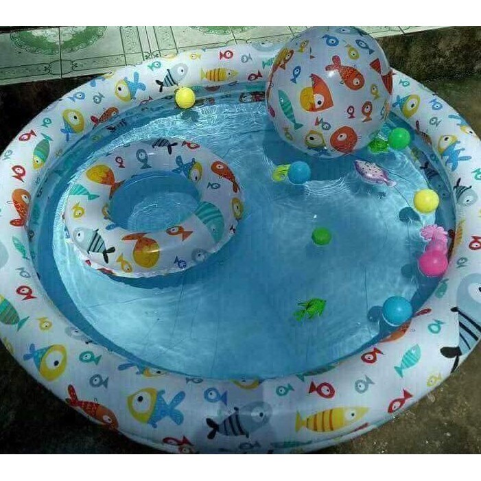 Bộ hồ bơi bơm hơi 3 chi tiết