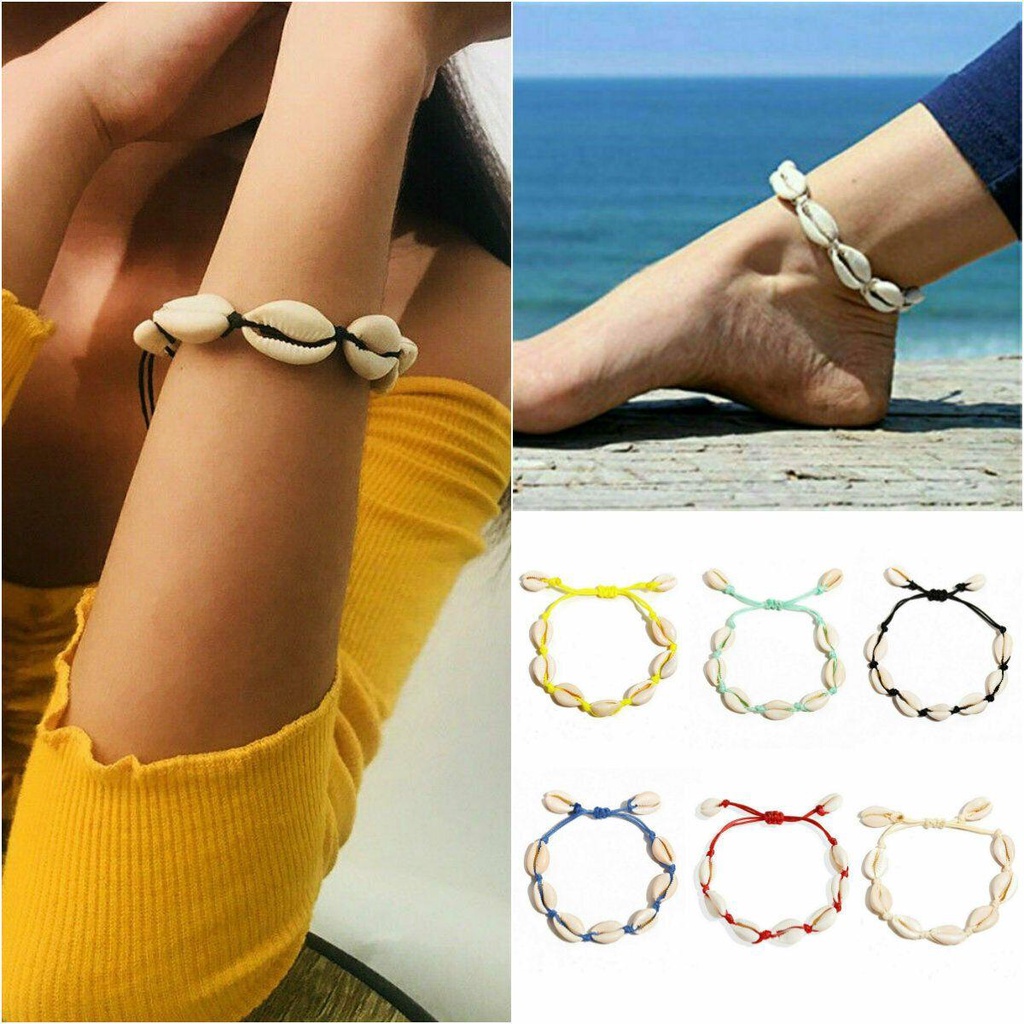 NEXTVN Vòng Đeo Chân Hình Vỏ Sò Phong Cách Bohemian