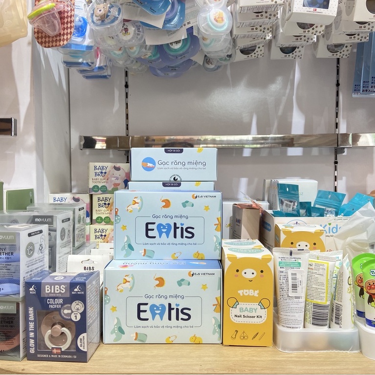 Gạc Rơ Lưỡi - Gạc Răng Miệng EMTIS - Vệ Sinh Nướu Lưỡi Cho Trẻ Sơ Sinh, Trẻ Em - Phòng Ngừa Sâu Răng, Sốt Mọc Răng Ở Trẻ