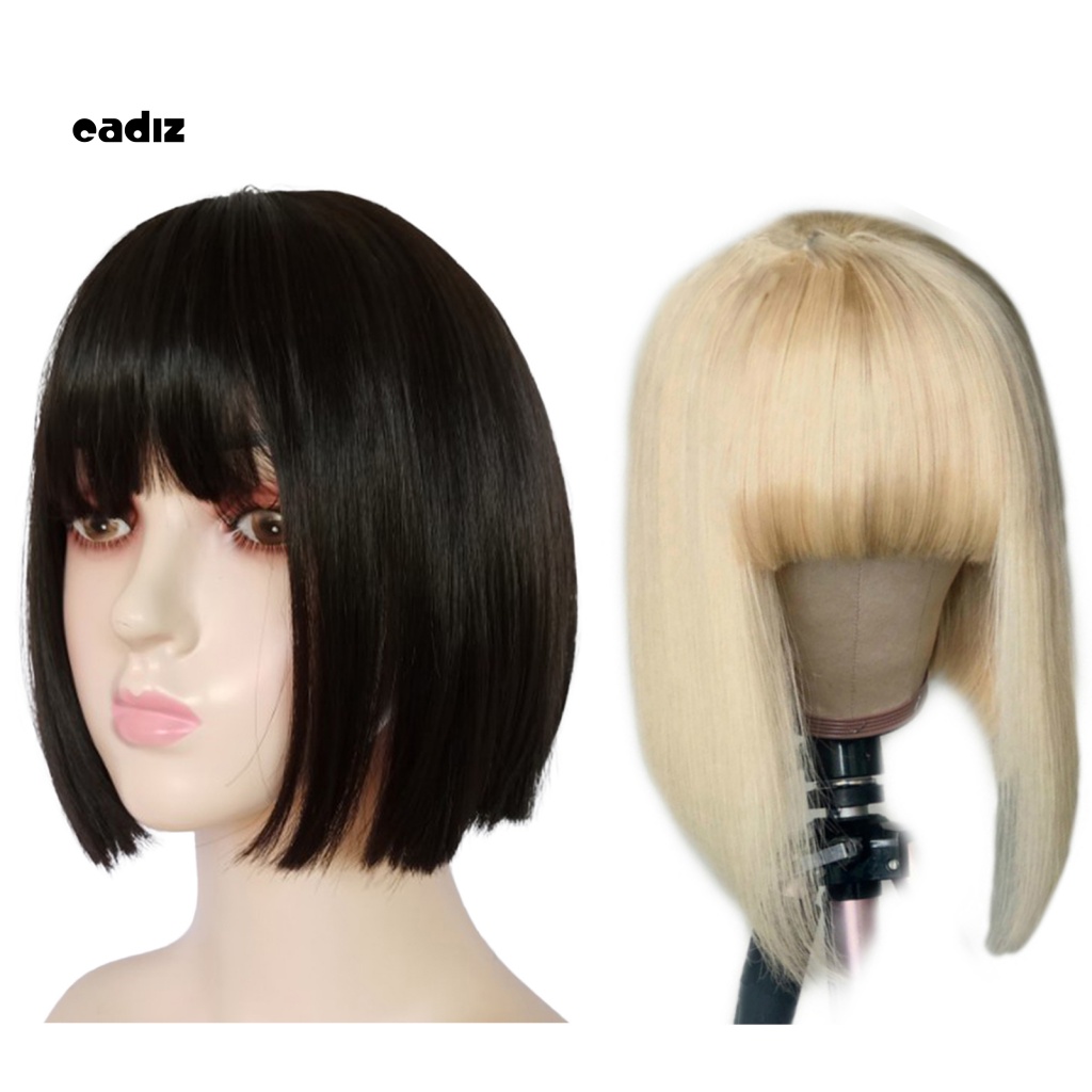 Bộ Tóc Giả Ngắn Ngang Vai Dễ Sử Dụng Dành Cho Nữ