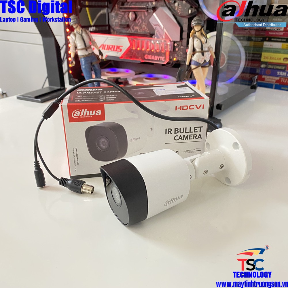 Camera HDCVI Cooper 2MP Dahua HACB2A21P Camera Ngoài Trời | Dahua DSS