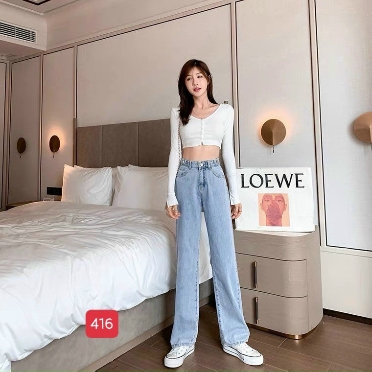 .9 MẪU Quần Jean dày dặn Nữ Baggy Lưng Cao Hàn Quốc bao đẹp rẻ thời trang nhất 2020, bao đẹp chất lượng.